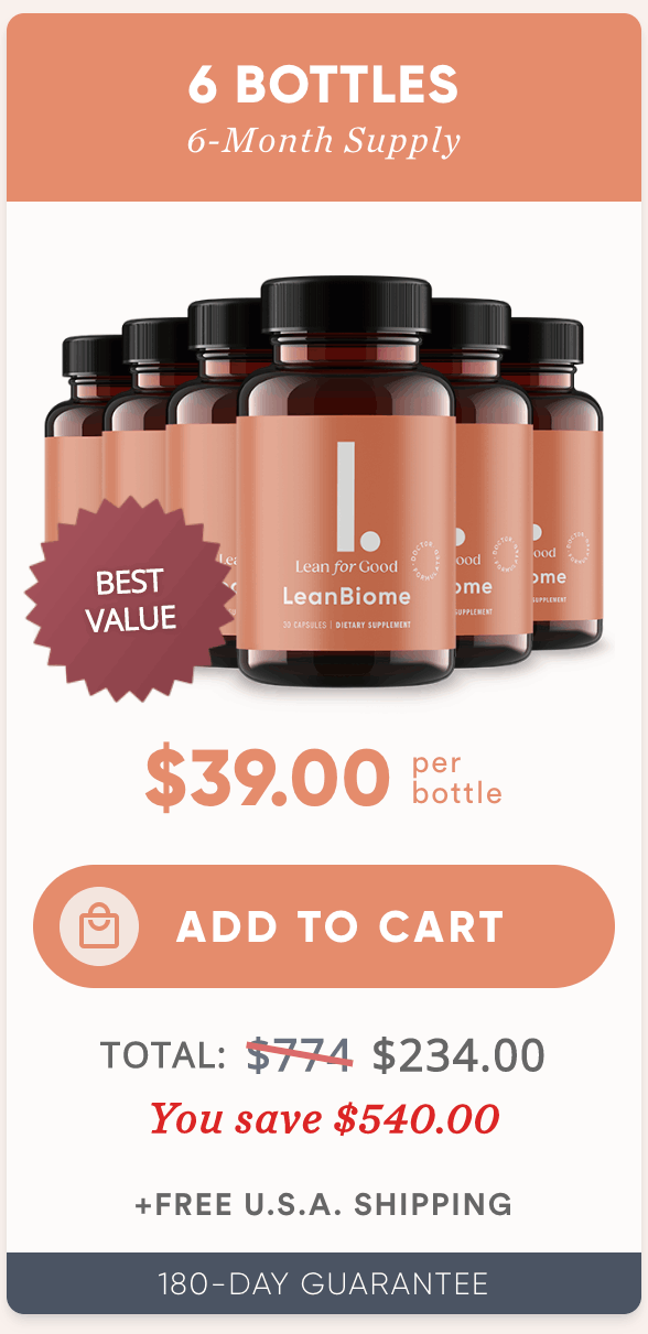 LeanBiome 6 Bottles